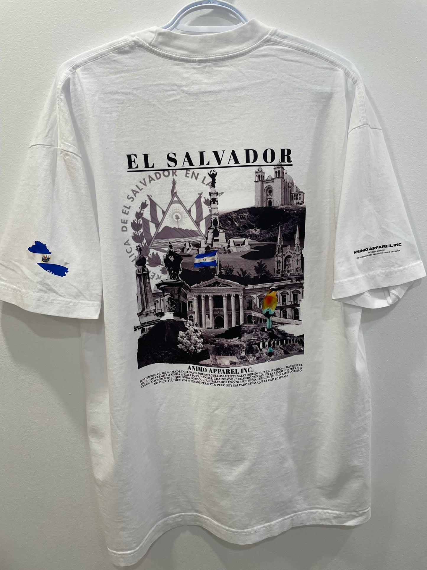 El Salvador graphic tshirt