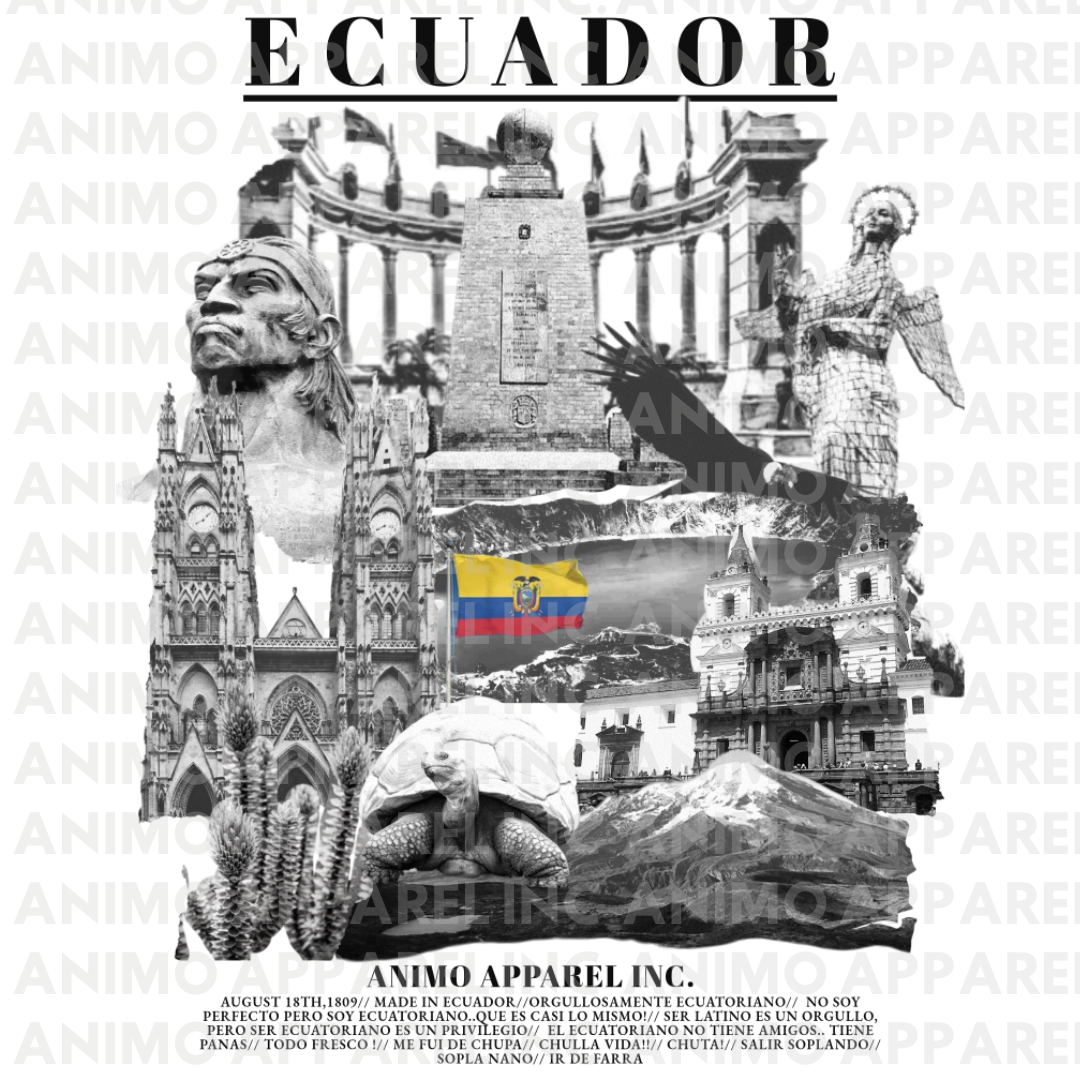 Ecuador graphic tshirt