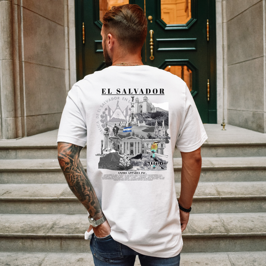 El Salvador graphic tshirt